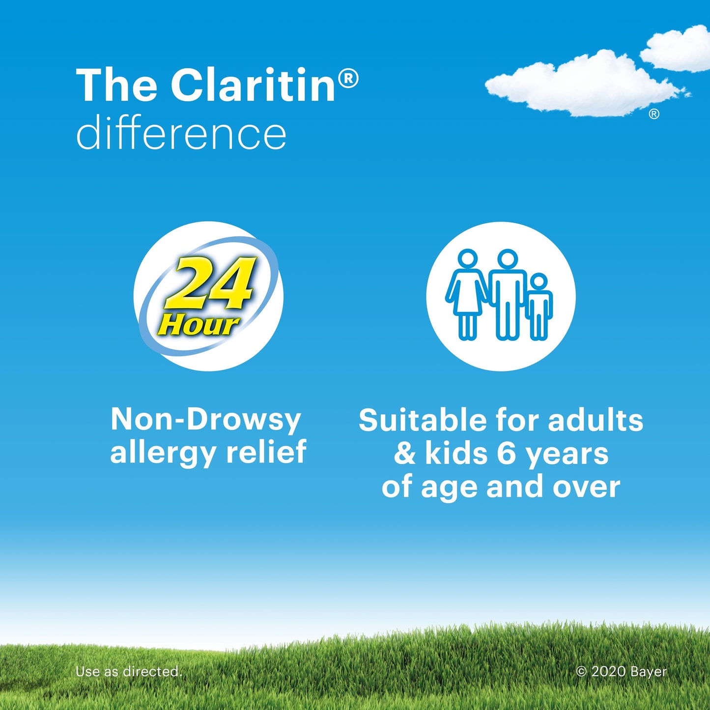 Claritin RediTabs 24 Hour Non-Drowsy Allergy Medicine, Loratadine Antihistamine Tablets, 30 Ct