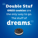 OREO Double Stuf Chocolate Sandwich Cookies, Party Size, 26.7 oz