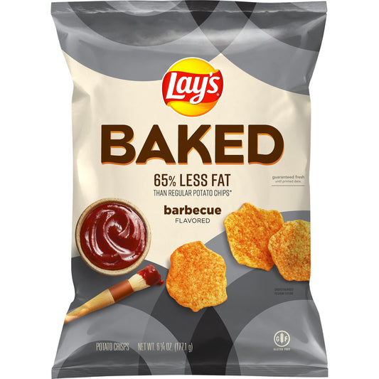 Lay's Baked Gluten-Free Barbecue Potato Crisps, 6.25 oz Bag