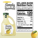 Simply Non GMO All Natural Lemonade Juice, 89 fl oz Bottle