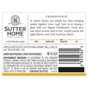 Sutter Home Chardonnay White Wine, 1.5 L Bottle