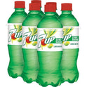 7UP Zero Sugar Lemon Lime Soda, .5 L  bottles, 6 pack