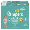 Pampers Baby Dry Diapers Size 7, 54 Count