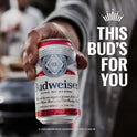 Budweiser Beer, 25 fl oz Aluminum Can, 5% ABV, Domestic Lager, 3.2% ABV