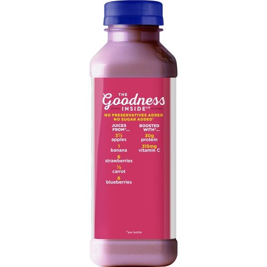 Naked Juice, Double Berry Protein, 15.2 fl oz Bottle