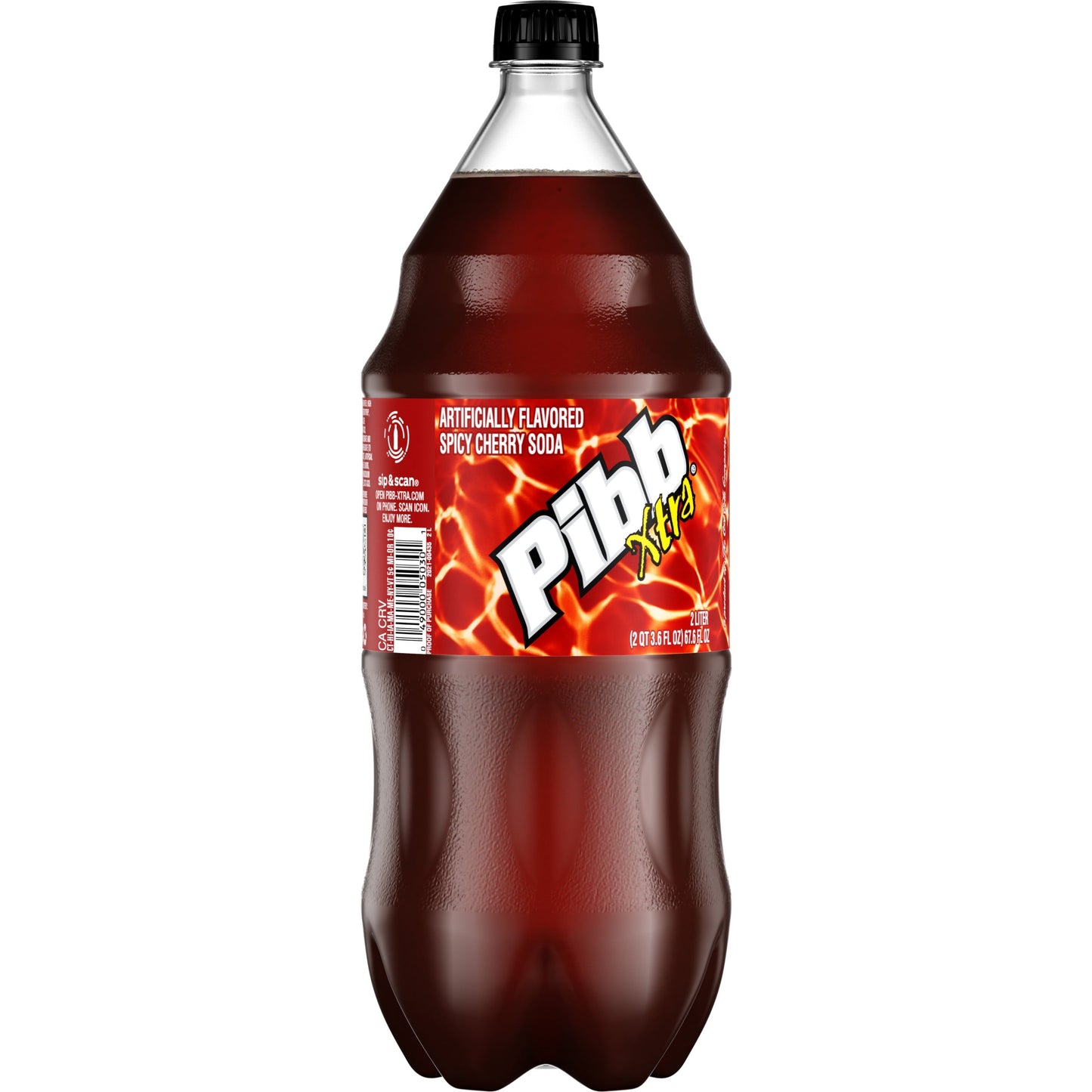 Pibb Xtra Spicy Cherry Soda Pop, 2 Liter Bottle