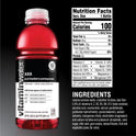 vitaminwater xxx electrolyte enhanced water, acai blueberry pomegranate, 20 fl oz bottle