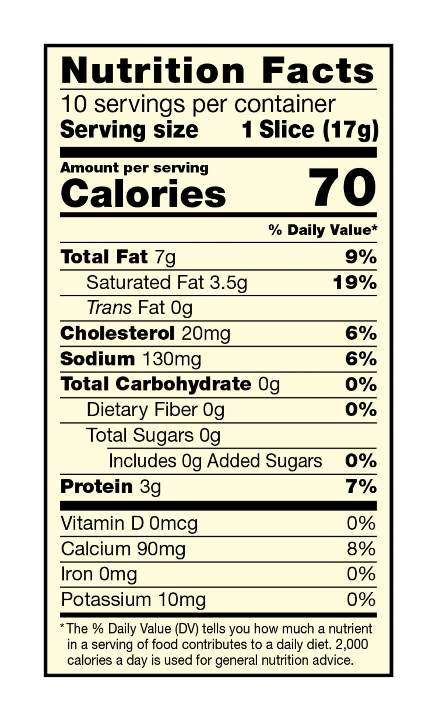 Sargento® Creamery Sliced Natural Cheddar Cheese, 10 slices