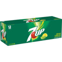 7UP Lemon Lime Soda, 12 Fl Oz Cans, 12 Count