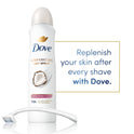 Dove Advanced Care Women's Antiperspirant Deodorant Dry Spray, Caring Coconut, 3.8 oz