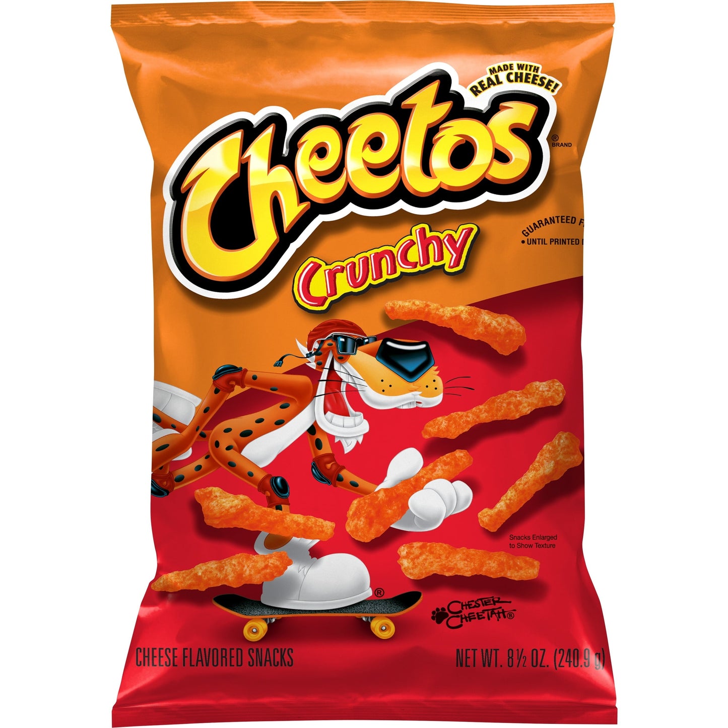 Cheetos Crunchy Cheese Flavored Snack Chips, 8.5 oz Bag