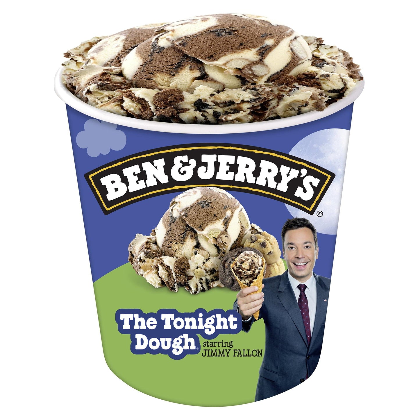 Ben & Jerry's The Tonight Dough Caramel and Chocolate Ice Cream, 16 oz