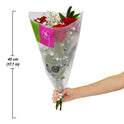 Fresh-Cut Extra-Large Premium Rose and Flower Bouquet, Minimum of 17 Stems, Colors Vary