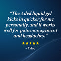 Advil Liqui-Gels Pain and Headache Reliever Ibuprofen, 200 Mg Liquid Filled Capsules, 200 Count