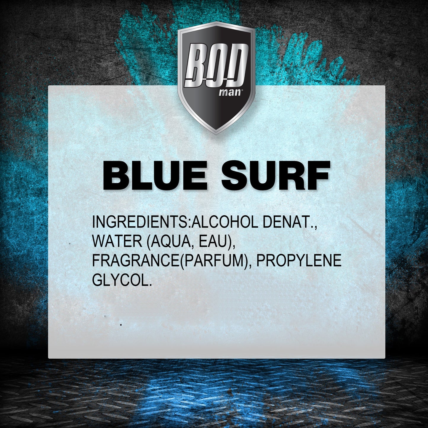 Bod Man Blue Surf Body Spray, 8 fl.oz.