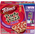 Totino's Party Pizza Pack, Pepperoni Flavored, Frozen Pizza, 4 Ct