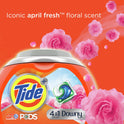 Tide Pods Laundry Detergent Soap Packs with Downy, April Fresh, 12 Ct
