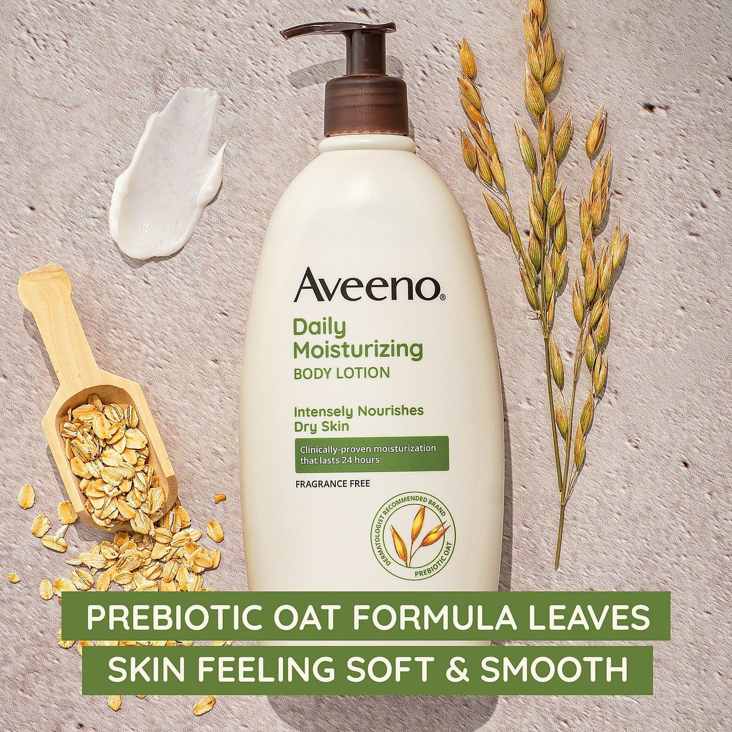 Aveeno Daily Moisturizing Lotion with Oat for Dry Skin, 12 fl. oz