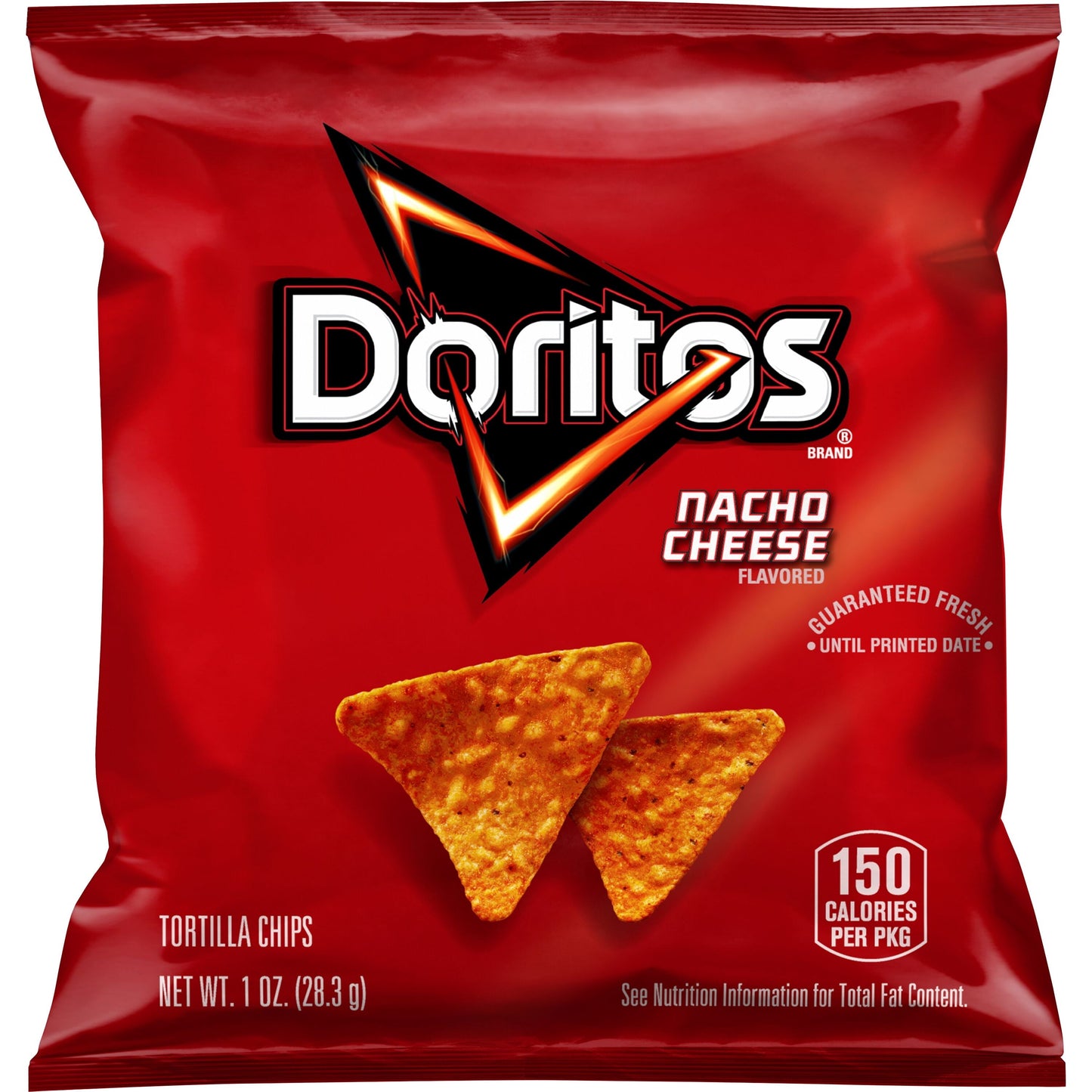 Doritos Tortilla Chips Nacho Cheese Flavored 1 Oz