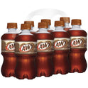 A&W Caffeine-Free, Low Sodium Root Beer Soda Pop, 12 Fl Oz, 8 Pack Bottles