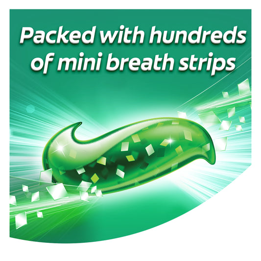 Colgate Max Fresh Toothpaste, Mini Breath Strips, Clean Mint, 3 Pack, 6.3 oz