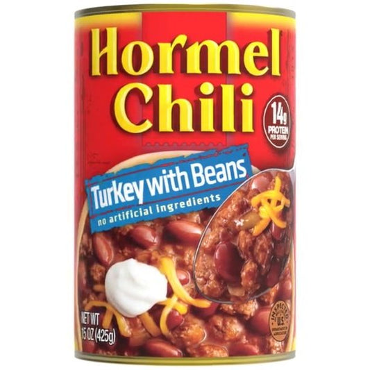 HORMEL Chili Turkey with Beans, 98% Fat Free, 15 Oz