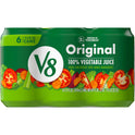 V8 Original 100% Vegetable Juice, 11.5 fl oz Can (Pack of 6)