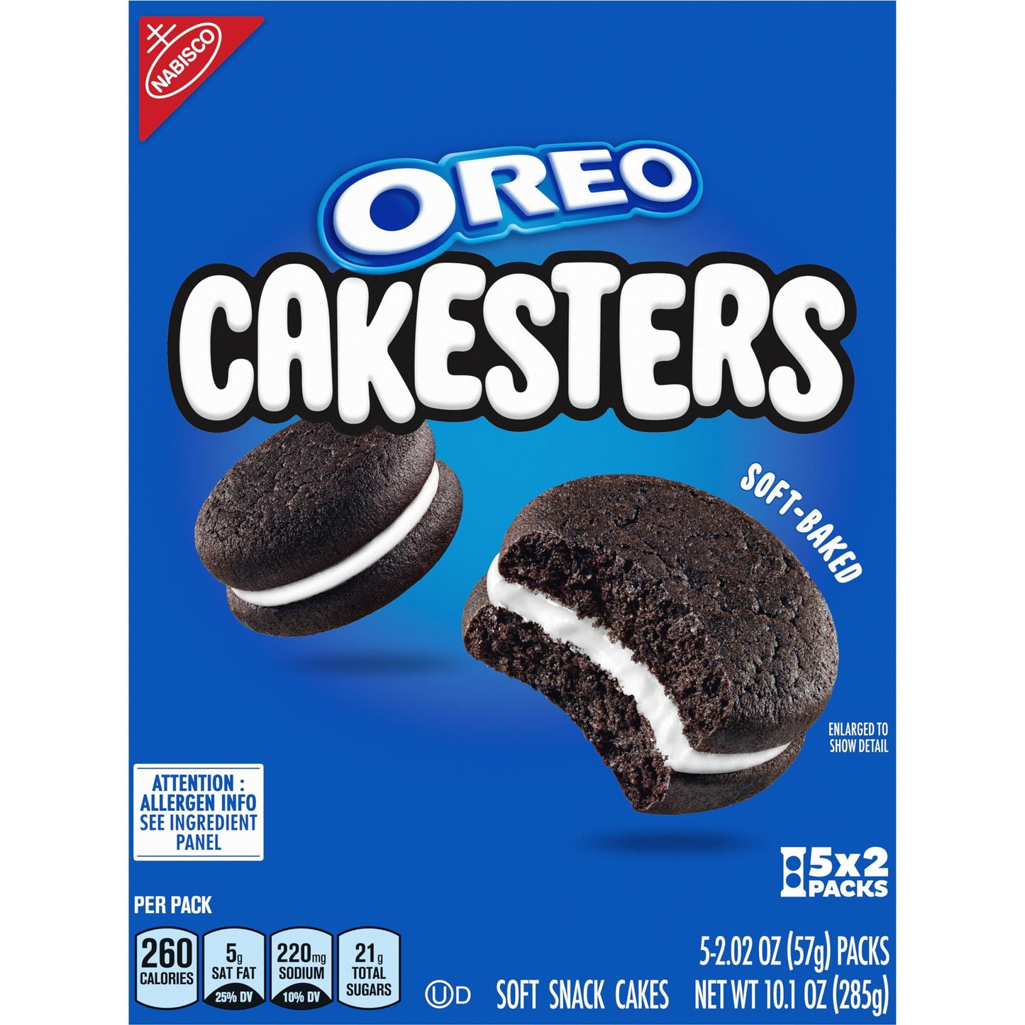 NABISCO OREO CAKESTERS ORIGINAL COOKIES 10.1 OZ