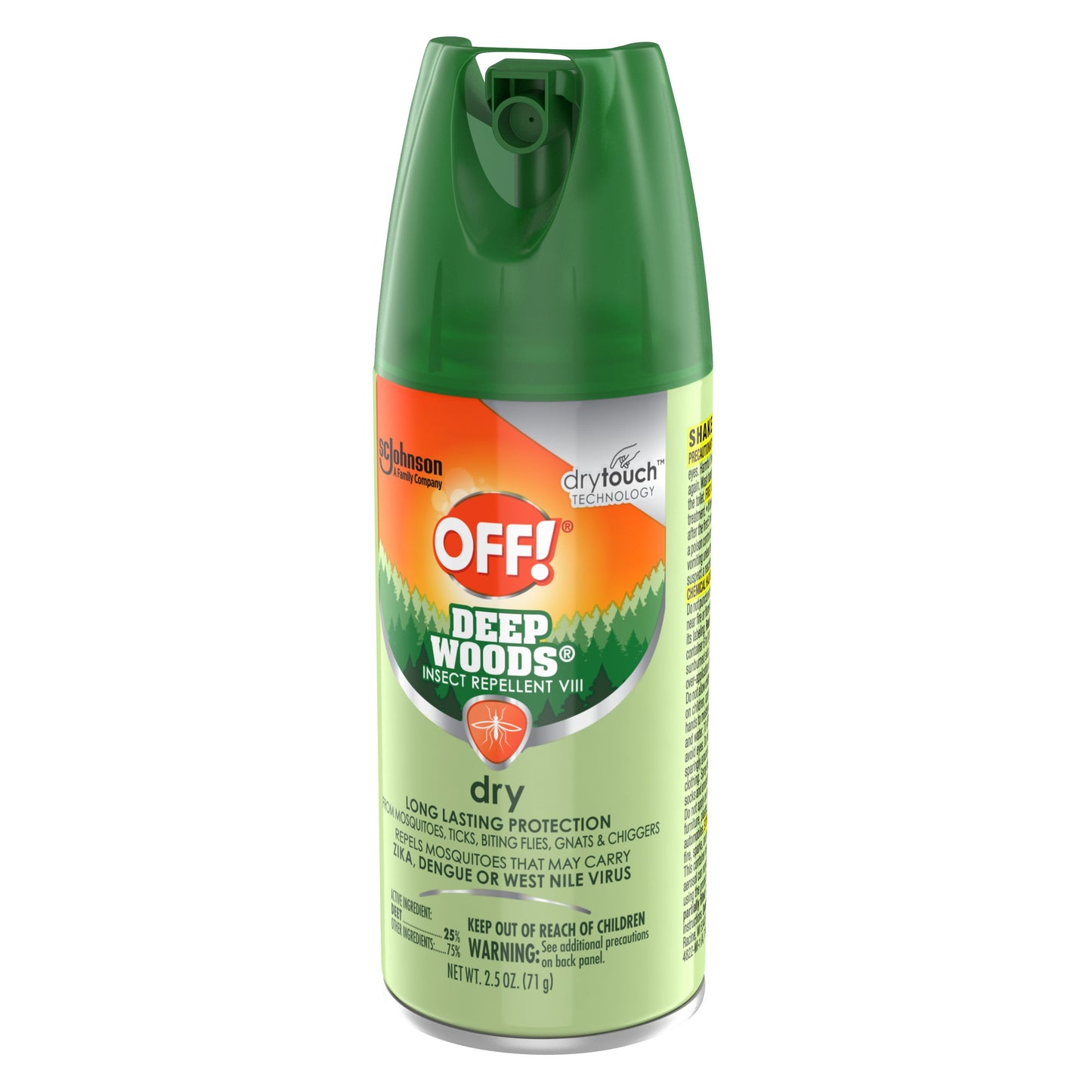 OFF! Deep Woods Mosquito Repellent VIII Dry, 2.5 oz