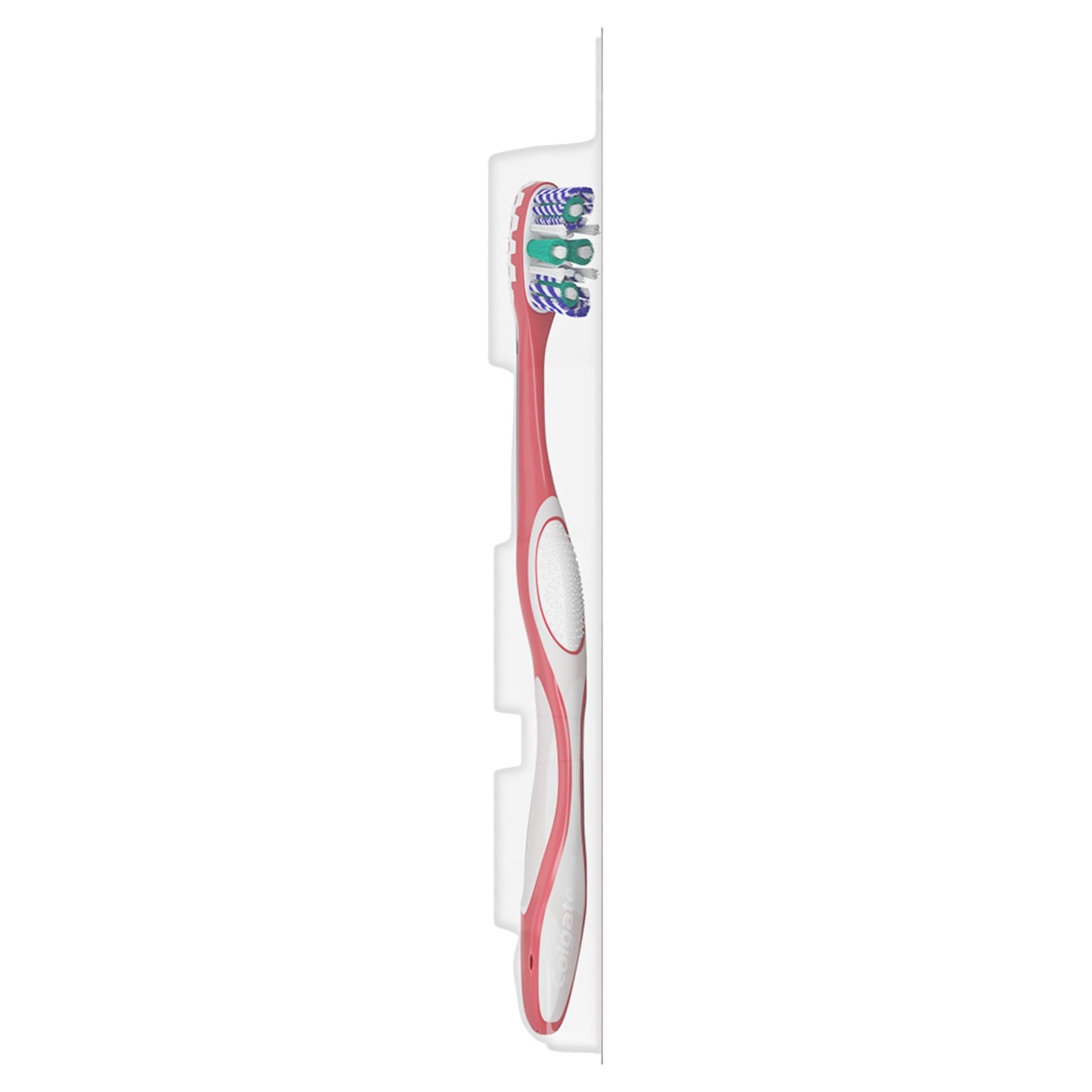 Colgate 360 Optic White Advanced Adult Medium Toothbrush, Whitening Toothbrush, 2 Pack