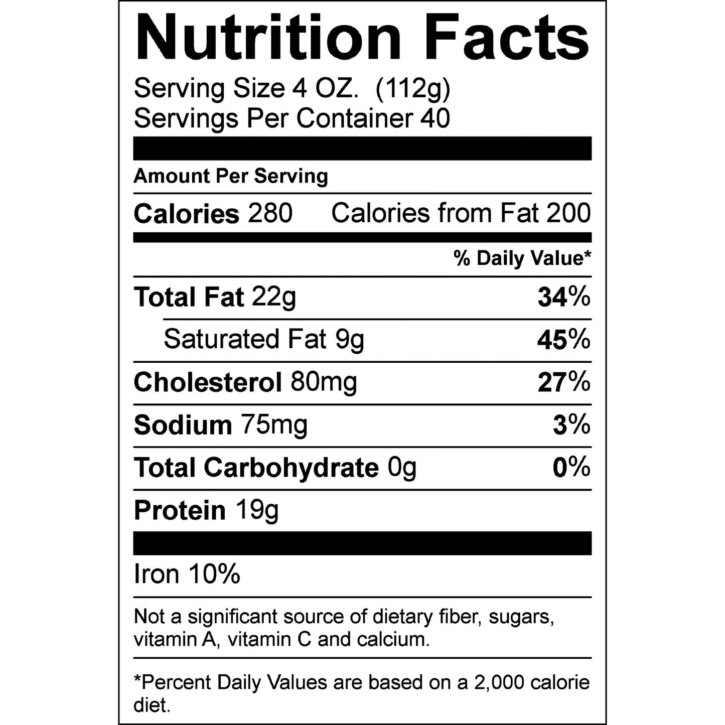 All Natural* 80% Lean/20% Fat Ground Beef Chuck, 10 lb Roll