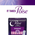 Poise Incontinence Pads for Women, 8 Drop, Overnight Absorbency, Extra-Coverage, 36Ct