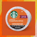 Starbucks K-Cup Coffee Pods, Pumpkin Spice Naturally Flavored Coffee for Keurig Brewers, 100% Arabica, Limited Edition, 1 Box (22 Pods)