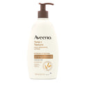 Aveeno Tone + Texture Renewing Hand and Body Lotion for Sensitive Skin, Fragrance Free, 18 oz