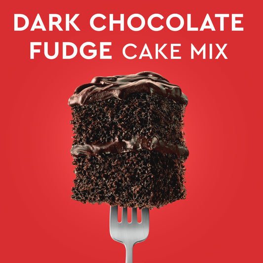 Duncan Hines Classic Dark Chocolate Fudge Cake Mix, 15.25 Oz Box