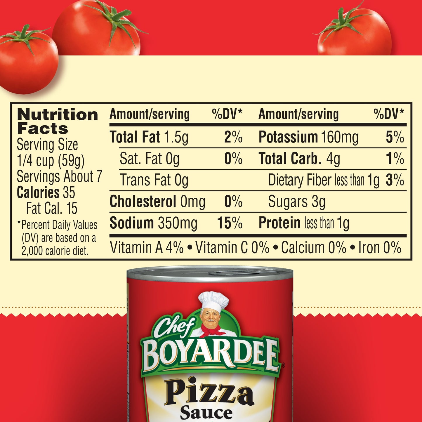 Chef Boyardee Pizza Tomato Sauce with Cheese, 15 Oz