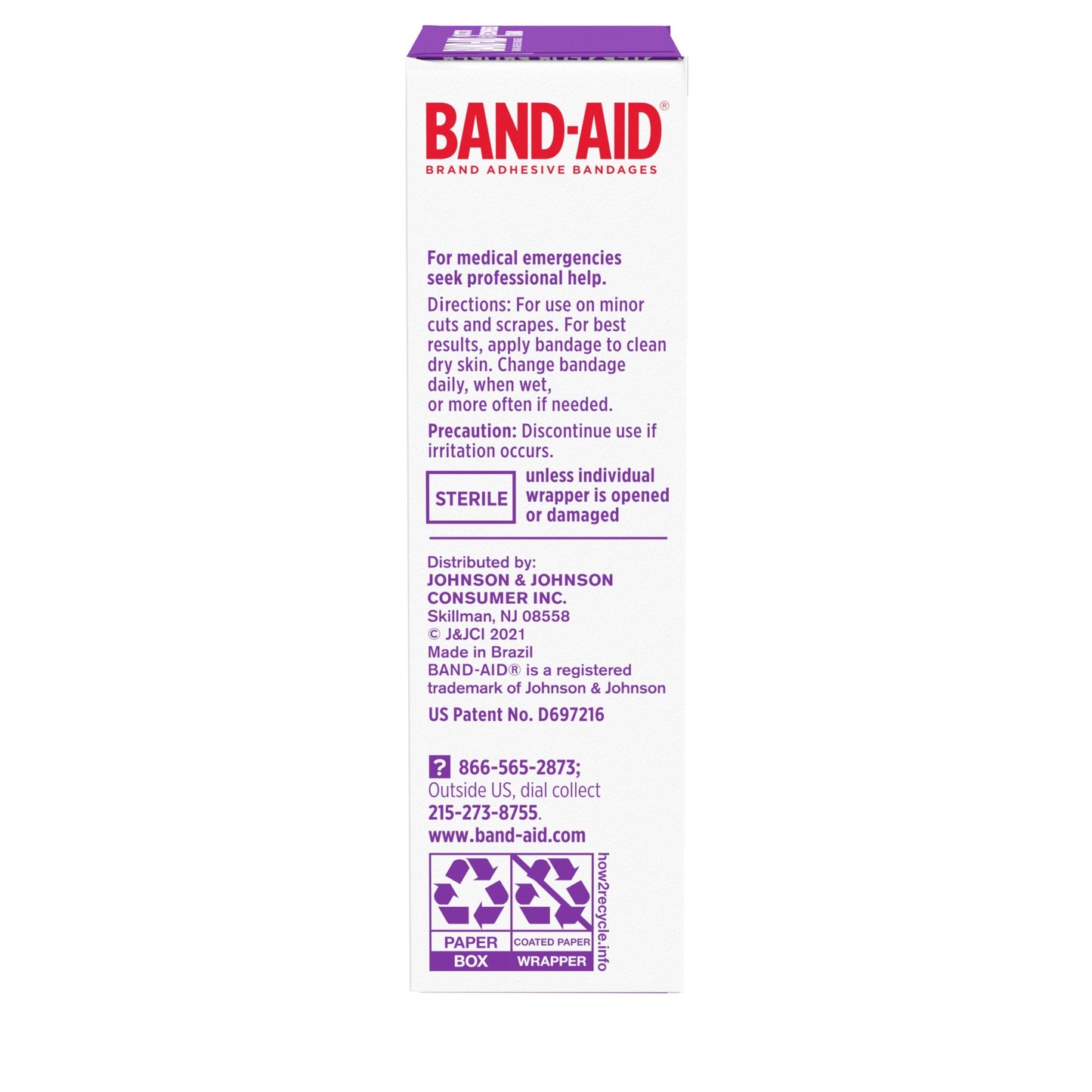 Band-Aid Brand Adhesive Bandages for Sensitive Skin, Assorted, 20 ct