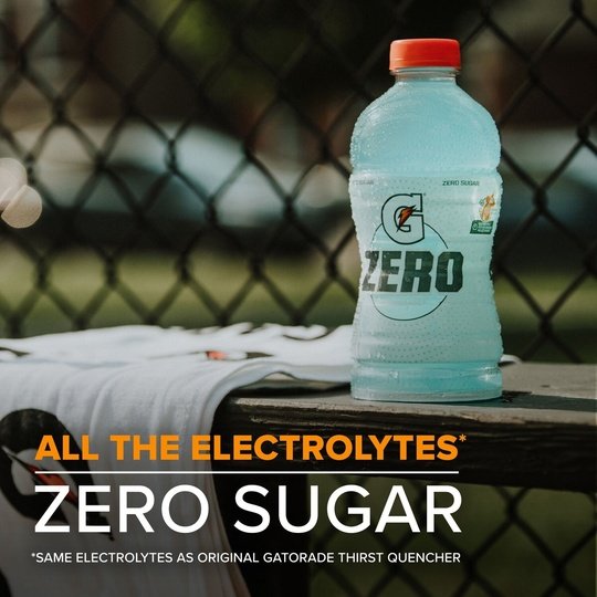 Gatorade G Zero Sugar Thirst Quencher Sports Drink, Variety Pack, 12 fl oz, 18 Pack Bottles