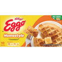 Eggo Homestyle Original Waffles, 12.3 oz, 10 Count (Frozen), Regular