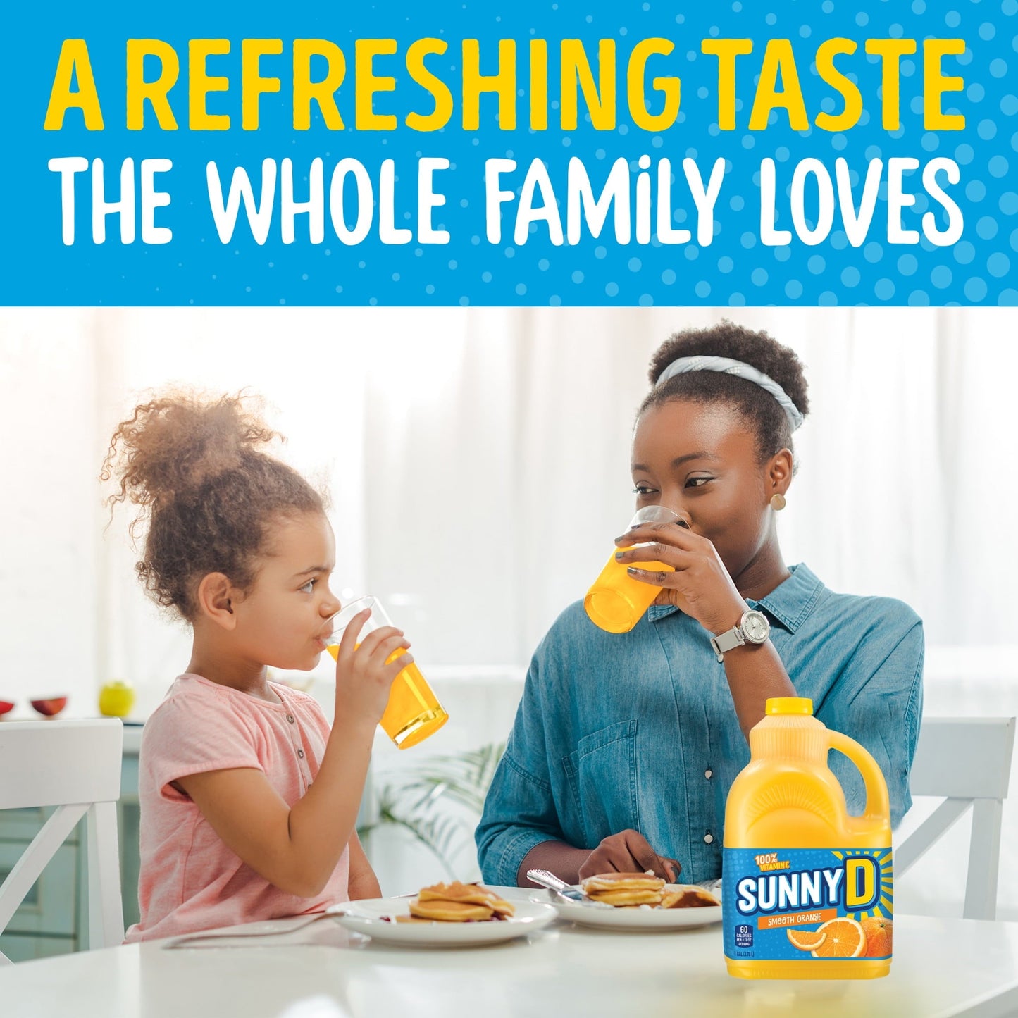 SUNNYD Smooth Orange Juice Drink, 1 Gallon Bottle