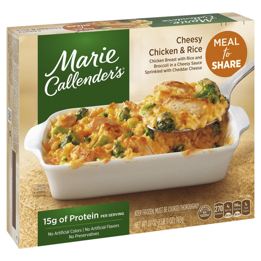 Marie Callender's Cheesy Chicken & Rice Frozen Meal, 27 oz (Frozen)