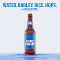 Bud Light Beer, 12 Pack Lager Beer, 12 fl oz Glass Bottles, 4.2% ABV, Domestic Beer