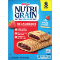 Kellogg's Nutri-Grain Strawberry Chewy Soft Baked Breakfast Bars, Ready-to-Eat, 10.4 oz, 8 Count