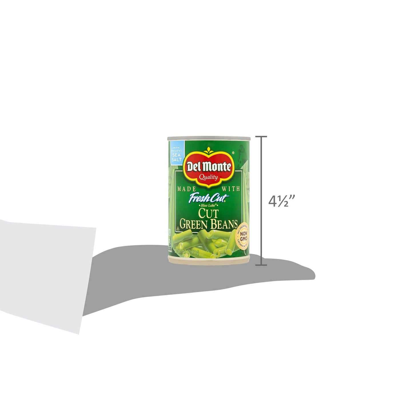 Del Monte Cut Green Beans Canned Vegetables, 14.5 oz Can