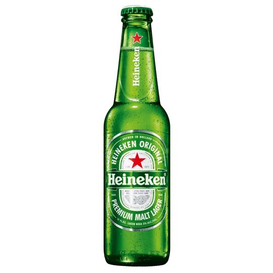 Heineken Original Lager Beer, 18 Pack, 12 fl oz Bottles, 5% Alcohol by Volume