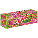 Mountain Dew Major Melon Watermelon Citrus Soda Pop, 12 oz, 12 Pack Cans