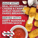 TGI Fridays Mozzarella Sticks Frozen Snacks with Marinara Sauce, 11 oz Box Regular