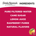 Simply Lemonade Non GMO All Natural Raspberry Lemonade Juice, 11 fl oz Bottle