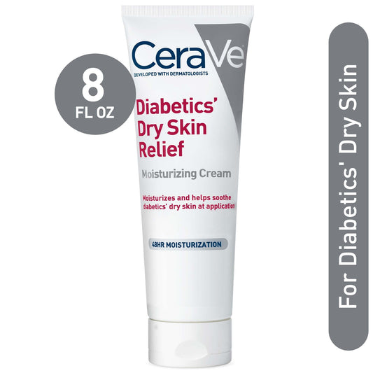 8oz CeraVe Diabetics Moisturizing Body Cream for Dry Skin