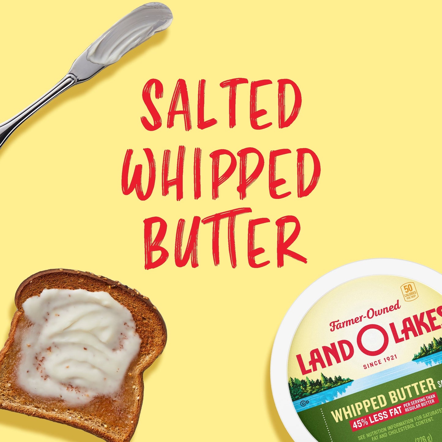 Land O Lakes® Salted Whipped Butter, 8 oz Tub